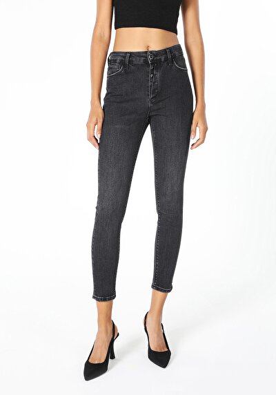 Image de 759 Lara Pantalon Denim   En  Skinny Fit Femme