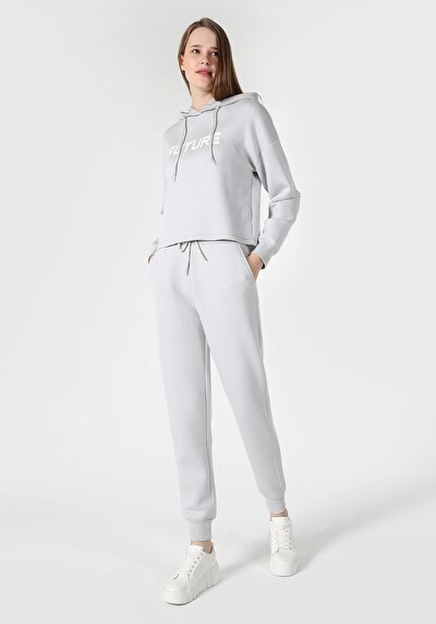 Image de Pantalon De Survêtement Gris  Femme