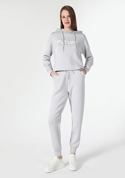 Image de Pantalon De Survêtement Gris  Femme