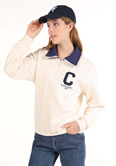 Afficher les détails de Pull-over Ecru Regular Fit  Femme