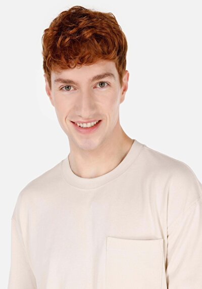 Image de T-shirt À Manches Longues Blanc Regular Fit Homme