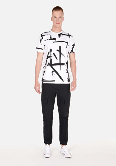Afficher les détails de Pantalon Anthracite Lastikli Medium Rise En Sergé Slim Jogger Homme