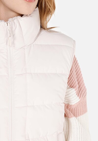 Afficher les détails de Gilet Blanc Regular Fit Femme