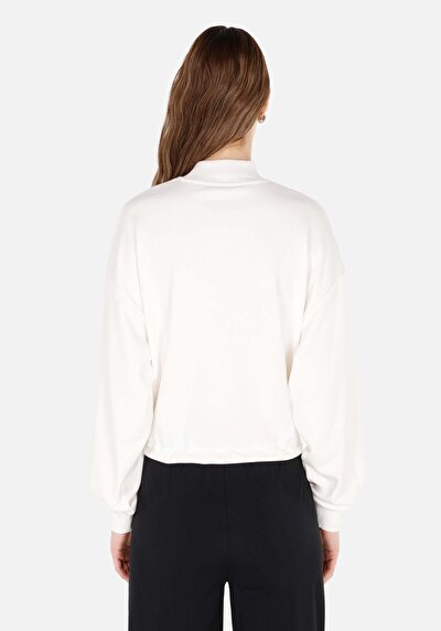 Image de T-shirt À Manches Longues Blanc Regular Fit Femme