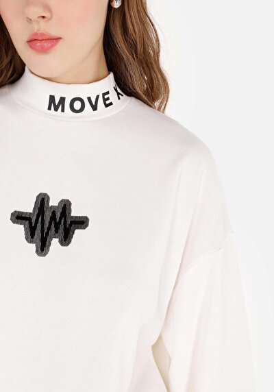 Image de T-shirt À Manches Longues Blanc Regular Fit  Femme