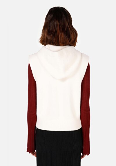 Image de Cardigan Tricot Ecru Regular Fit Femme
