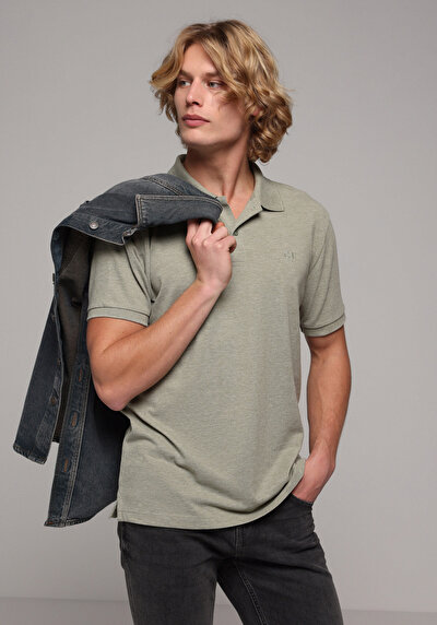 Image de T-shirt Polo À Manches Courtes Droit Regular Fit Homme