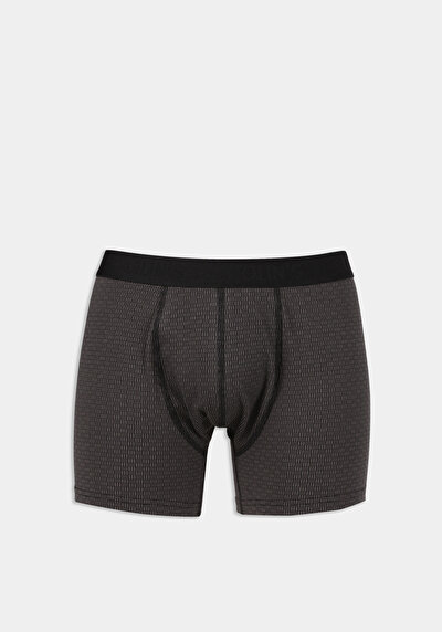 Afficher les détails de Sous-vêtements Gris Modern Fit Imprimé Homme