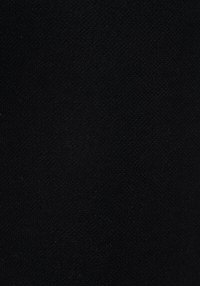 Afficher les détails de Pantalon Noir Uzun Medium Rise En Uni Slim Fit Homme