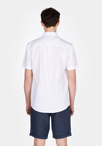 Image de Blanc HOMME Chemise à manches courtes