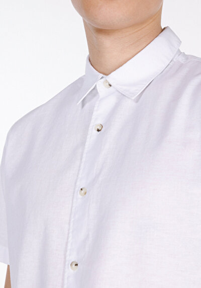 Image de Blanc HOMME Chemise à manches courtes