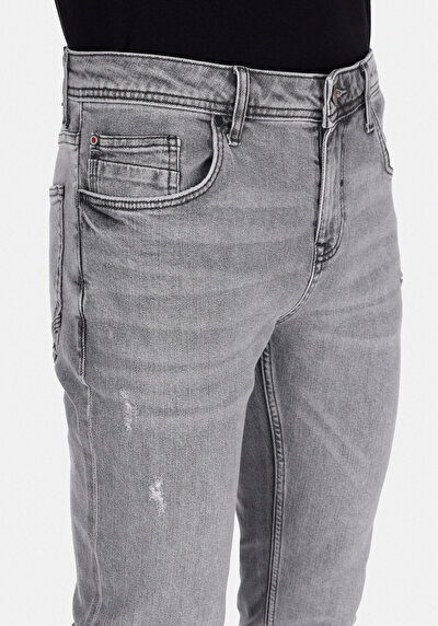 Image de 044 Karl Pantalon    En Jean Straight Fit Homme