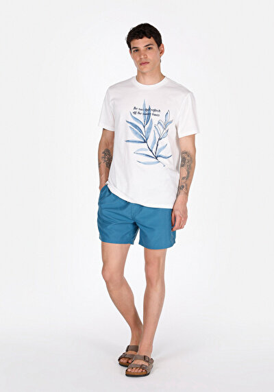 Image de Blanc HOMME T-Shirt à Manches Courtes