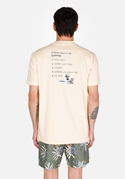 Image de Jaune HOMME T-Shirt à Manches Courtes