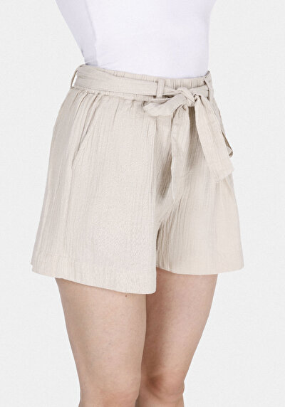 Image de Short Beige Regular Fit Femme