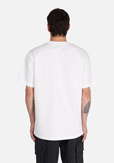 Image de T-shirt À Manches Courtes Blanc Comfort Fit Jakarli Homme