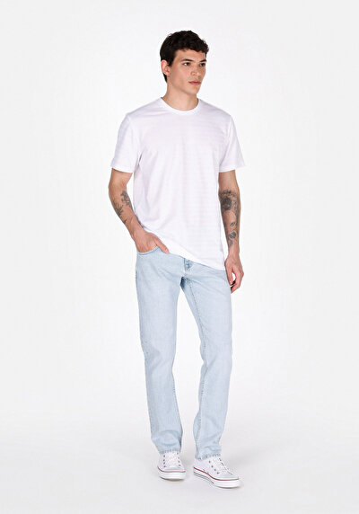 Image de 044 Karl Pantalon Straight Leg Low Rise En Jean Straight Fit Homme
