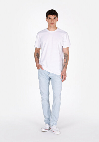 Image de 044 Karl Pantalon Straight Leg Low Rise En Jean Straight Fit Homme