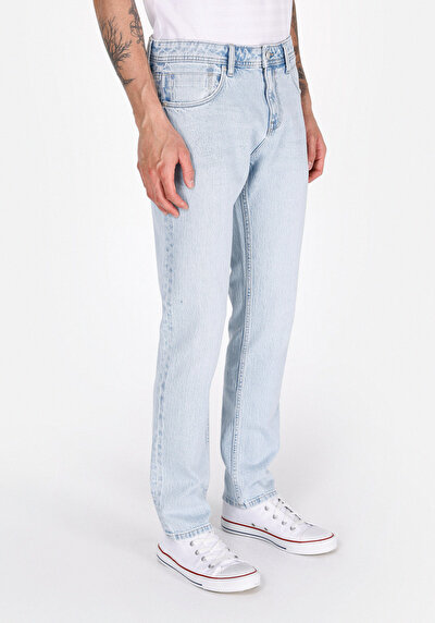 Image de 044 Karl Pantalon Straight Leg Low Rise En Jean Straight Fit Homme