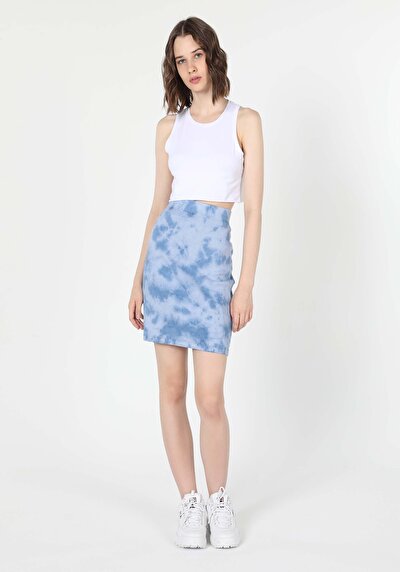 Image de Jupe Bleu Slim Fit    Femme