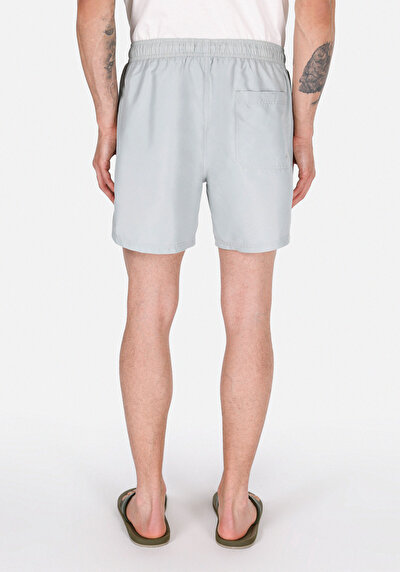 Image de Short De Bain Vert Slim Fit Doublé Homme
