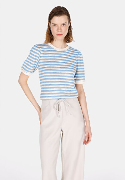 Image de Tricoter Blanc Slim Fit Femme