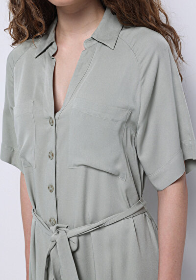 Image de Robe Vert Regular Fit Femme