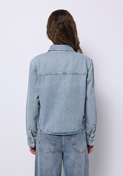 Image de Chemise À Manches Longues Regular Fit Droit Jean Femme