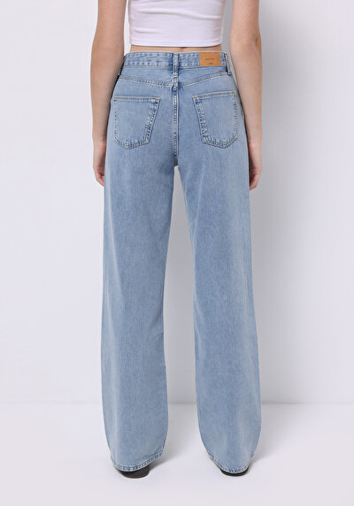 Image de 970 Berry Pantalon    En Jean Regular Fit Femme