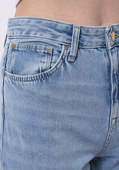 Image de 970 Berry Pantalon    En Jean Regular Fit Femme