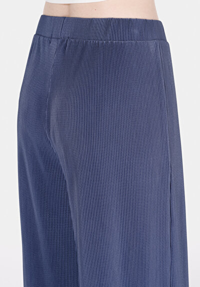 Afficher les détails de Pantalon De Survêtement Bleu Regular Fit Femme