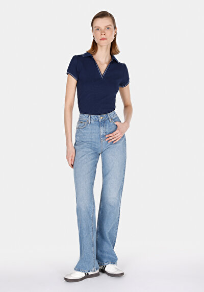 Image de 791 Monica Pantalon En Jean Regular Fit Femme