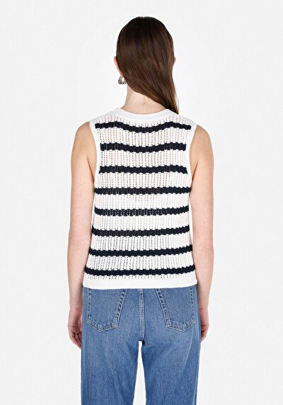 Image de Tricot Blanc Slim Fit  Femme