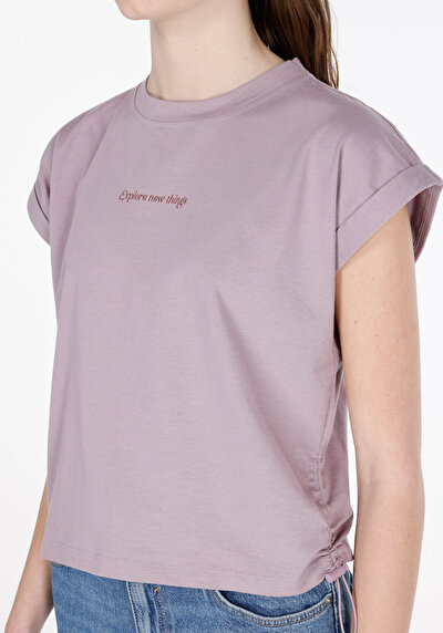 Image de Rose Femmes Blouse À Manches Courtes