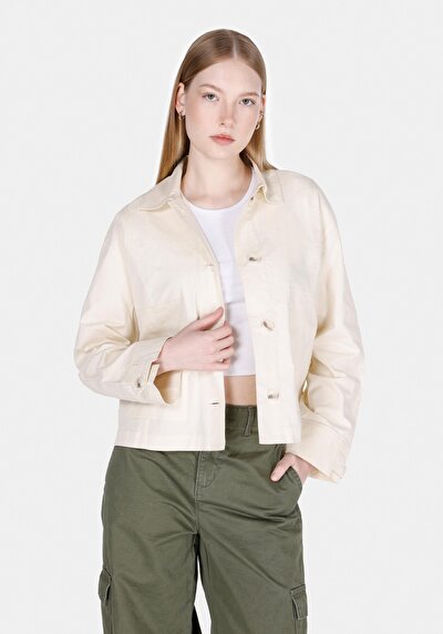 Image de Ecru Regular Fit Manches Longues  Femme