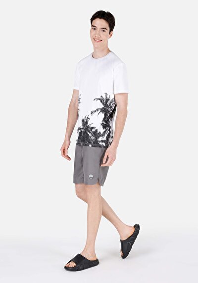 Image de Short De Bain Anthracite Slim Fit  Homme