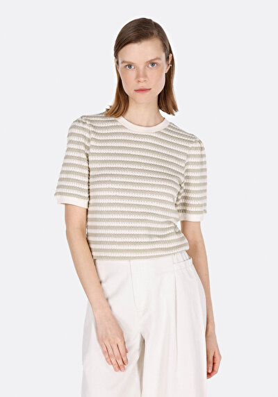 Image de Tricoter Vert Slim Fit Femme