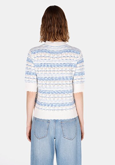 Image de Tricot Blanc Regular Fit  Femme