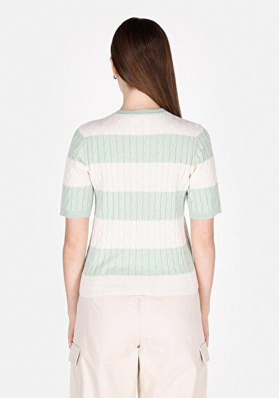 Image de Tricot Vert Slim Fit Femme
