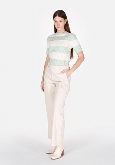 Image de Tricot Vert Slim Fit Femme