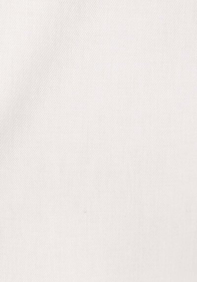 Afficher les détails de Pantalon Blanc Wide Leg High Rise En Sergé Regular Fit Femme