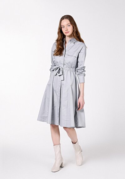 Image de Robe Gris Regular Fit    Femme