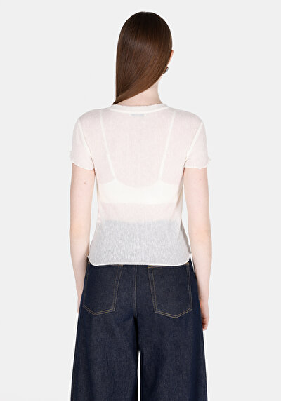 Image de Blanc Femmes Blouse À Manches Courtes