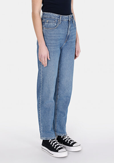 Image de 884 Lauren Pantalon En Jean Straight Fit Femme