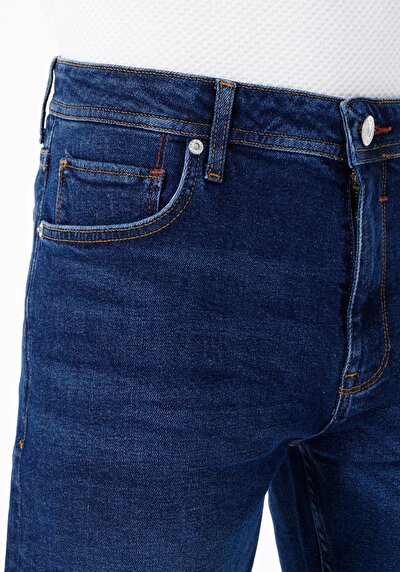 Image de 045 David Pantalon Bleu   En  Regular Fit Homme