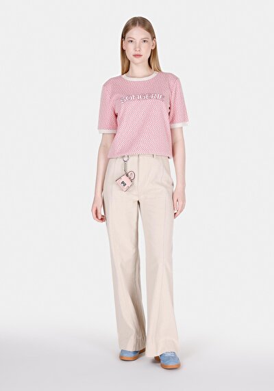 Image de Tricoter Rose Regular Fit Femme