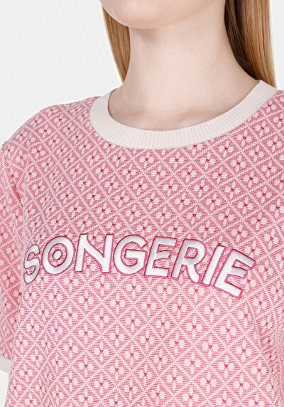 Image de Tricoter Rose Regular Fit Femme