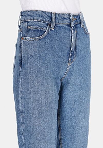 Afficher les détails de 896  Maria Pantalon  Tapered Leg High Rise En Jean Mom Fit Femme
