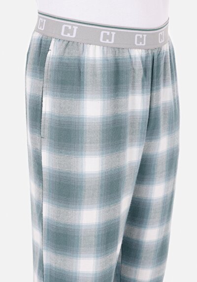 Image de Pantalon Vert Düz Paça Medium Rise En  Comfort Fit Homme