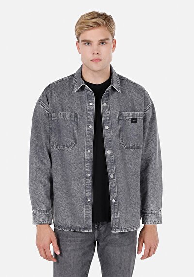Image de Shırt À Manches Longues Oversize Fit Homme